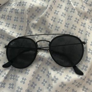 Ray Ban Round Double Bridge Sunglasses